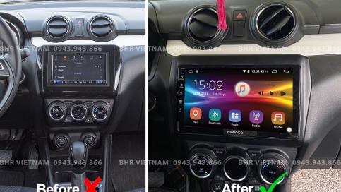 Màn hình DVD Android liền camera 360 xe Suzuki Swift 2019 - nay | Bravigo Ultimate (4G+64G)  